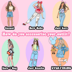 Simple ideas on accessorising your park outfits!