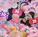 Sequin Birthday Girl Ears