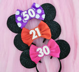 Mouse Party Birthday Ears