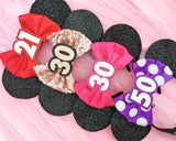 Mouse Party Birthday Ears