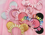 Sequin Birthday Girl Ears
