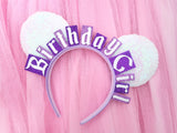 Sequin Birthday Girl Ears