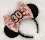Design Your Own Sequin Bow Birthday Ears