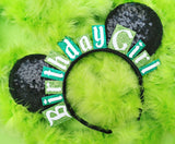 Sequin Birthday Girl Ears