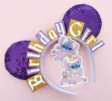 Sequin Birthday Girl Ears