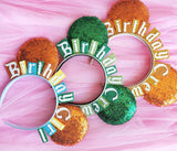 Sequin Birthday Girl Ears