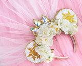 Floral Gleam and Glow Headband