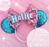 Custom Name Sequin Mouse Ears