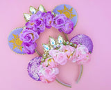 Floral Gleam and Glow Headband