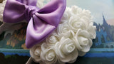 Foam Rose Ears with Satin Bow