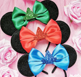 3 Fairies Inspired Ears With Glitter Hat (With or without a veil)