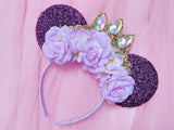 Floral Rapunzel Crown Headband