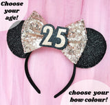 Design Your Own Sequin Bow Birthday Ears