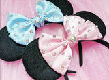 Crystal Polka Bow Headband