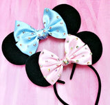 Crystal Polka Bow Headband