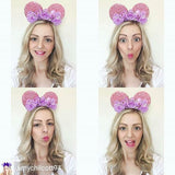 Pastel Rose Flower Crown Ears