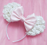 Foam Rose Ears with Satin Bow