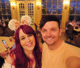 Foam Rose Ears with Satin Bow