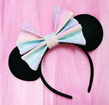 Glitter Bow Mouse Headband
