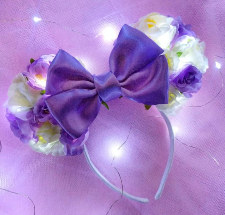 Light Up Rapunzel Mickey Ears - Mouse Ears Headband