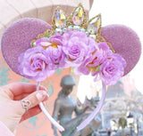 Floral Rapunzel Crown Headband