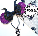 Glitter Maleficent Ears