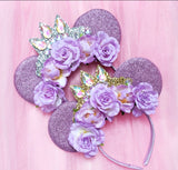 Floral Rapunzel Crown Headband