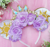 Floral Gleam and Glow Headband