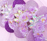 Floral Rapunzel Crown Headband