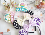 Pink and Blue Pastel World Headband