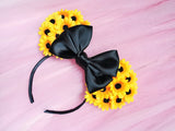 Sunflower Floral  Ears