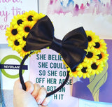 Sunflower Floral  Ears