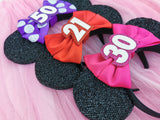 Mouse Party Birthday Ears
