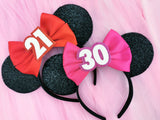 Mouse Party Birthday Ears