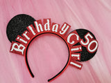 Birthday Girl Headband - Add Your Age!