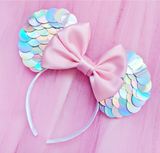 Magical Mermaid Ears - choose your bow colour!