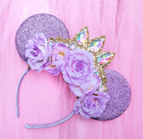 Floral Rapunzel Crown Headband